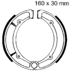 Bremsbacken mit Feder EBC Alternative: 7860448 passend für: Keeway Superlight