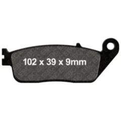 Bremsklotz Sinter EPFA EBC passend für: Honda CB, CBF, CBR, Kawasaki Z, Ninja, KLE