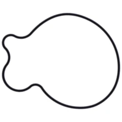 Dichtung Wasserpumpe Deckel Originalersatzteil passend für: Honda CB, CBR