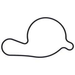 Wasserpumpendeckeldichtung Originalersatzteil für Motorräder 7347397