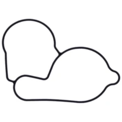 Wasserpumpendeckeldichtung Originalersatzteil für Motorräder 7347441