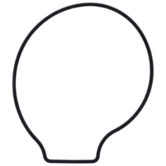 Dichtung Wasserpumpe Deckel Originalersatzteil passend für: Kawasaki GPX, GPZ, ZL