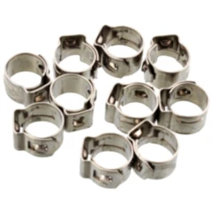 Lochbandklemmen Edelstahl 8.5 JMP 7 mm, 10 Stück