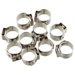 Lochbandklemmen aus Edelstahl 10 Stück