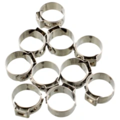 Lochbandklemmen Edelstahl 13.8 JMP 7 mm - 10 Stück