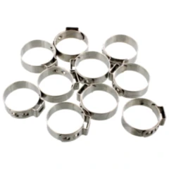 Lochbandklemmen 20.8 JMP Bandbreite 7 mm Edelstahl 10 Stück