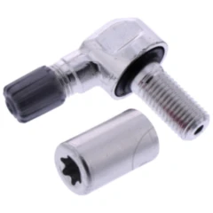 Ventil gewinkelt alu Schrader für RDKS 8.5 mm silber