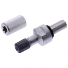 Ventil gerade Schrader für RDKS 11,5 mm silber