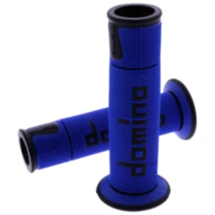 Griffgummi A450 blau/schwarz für Motorräder