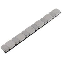 Klebgewichte für Motorräder – Eisen Riegel 45 g Weiß