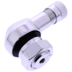 JMP Ventil gewinkelt Aluminium poliert 11,3 mm für Motorräder