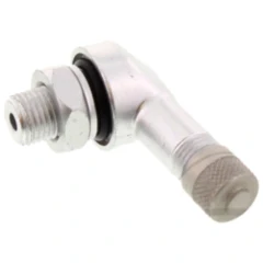 Winkelventil Aluminium poliert 8.3 mm für Motorräder