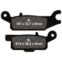 Bremsklotz Standard EBC passend für: Yamaha YFM 7370013