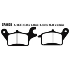 Bremsklotz Standard Scooter EBC Alternative: 7870044 passend für: Honda C, AFS