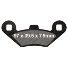 Bremsklotz Carbon Scooter EBC passend für: Peugeot Metropolis