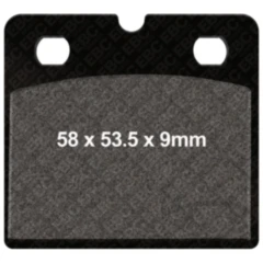 Bremsklotz Semi - Sinter V EBC passend für: BMW K, R