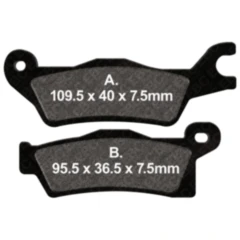 Bremsklotz Sinter R EBC Alternative: 7870024/7870025 passend für: CAN - AM Outlander, Renegade