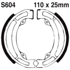 Bremsbacken mit Feder EBC gerillt passend für: Suzuki LT - Z, DR - Z, LT - A