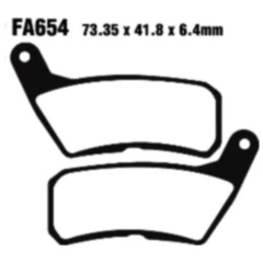 Bremsklotz Standard EBC passend für: HM - Moto CRE, Derapage, CRM - B