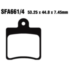 Bremsklotz Standard Scooter EBC passend für: Daelim Otello, S3, QL