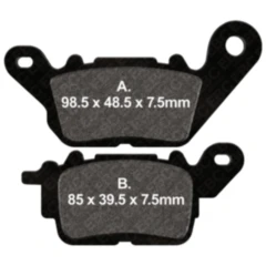 Bremsklotz Carbon Scooter EBC passend für: Yamaha GPD, LTS - C, ESS025