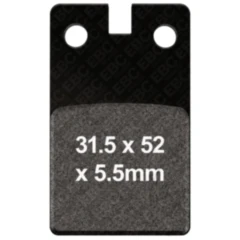 Bremsklotz Standard EBC Alternative: 7872088 passend für: Simson S (53, 83), Habicht, Star