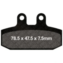 Bremsklotz Standard Scooter EBC Alternative: 7872211 passend für: Aprilia Scarabeo, Mana, Sport City