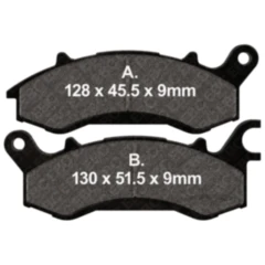 Bremsklotz Standard EBC passend für: Lexmoto RSS, LS - Z, Motorhispania Bogga