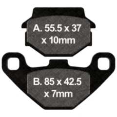 Bremsklotz Standard EBC Alternative: 7871486 passend für: Kawasaki KLE, ZZR