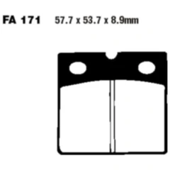 Bremsklotz Sinter HH EBC Alternative: 7870801 passend für: BMW K, R