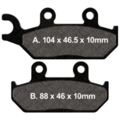 Bremsklötze Sinter für Off-Road Verwendung EBC FA172R MX