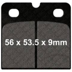 Bremsklotz Semi - Sinter V EBC passend für: BMW K, R, K1, Moto Guzzi California, Le Mans, SP