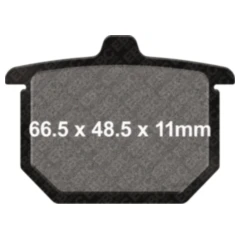 Bremsklotz Semi - Sinter V EBC passend für: Honda CX, GL