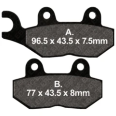 Bremsklotz Sinter HH EBC Alternative: 7875131/7871924 passend für: Triumph Bonneville, Sprint, Speed Triple