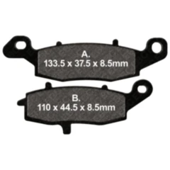 Bremsklotz Standard EBC Alternative: 7873177/7875545 passend für: Kawasaki VN, ER - 6F, ER - 6N