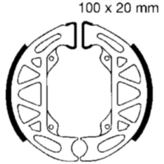 Bremsbacken mit Feder EBC passend für: Piaggio Free, Sfera, TPH, Mash Bibob
