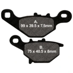 Bremsklotz Standard EBC Alternative: 7873268/7875420 passend für: Suzuki DR - Z, RM