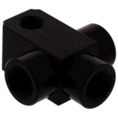 3-Wege Verteiler geschraubt Typ813 M10 x 1.00 schwarz für: Motorräder