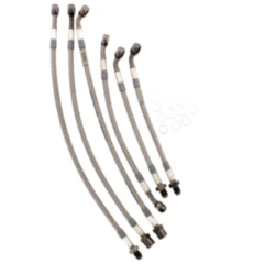 Bremsschlauch Stahlflex Kit Anschluss anthrazit 6 - teilig passend für: BMW K 7570106