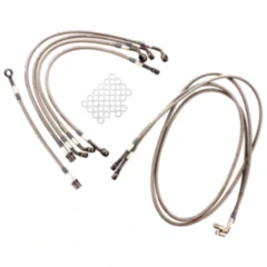 Stahlflex Bremsschlauch Kit 7-teilig anthrazit