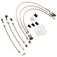 Bremsschlauch Stahlflex Kit anthrazit 6-teilig 7570123