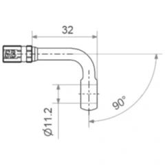 Ringfitting Vario HD TYP119 11.2 mm 90 für Motorräder