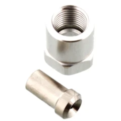 Innengewinde beweglicher Vario Fitting TYP611 IGL M10 x 1 silber