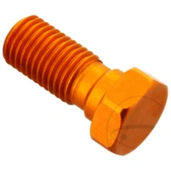 Hohlschraube M10 x 1.25 Alu orange