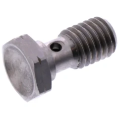 Hohlschraube M10 x 1,5 aus Edelstahl in Silber