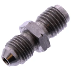 Adapter H8153132C in Silber M10 x 1.25 - M10 x 1 Konkav/Konkav für Motorräder