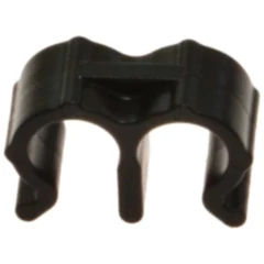 Bremsleitungshalter 2-fach Typ RH-27 7 mm schwarz für Motorräder