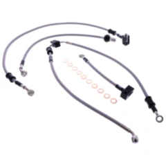 Bremsschlauch Stahlflex Kit 5-teilig für Motorräder