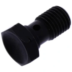 Hohlschraube M10 x 1.25 in Schwarz für Bremsleitungen