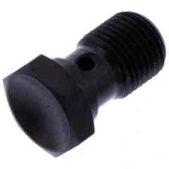 Hohlschraube 7/16-24 in schwarz